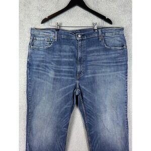 Levis 559 Jeans Mens 48x34 Big Blue Denim Relaxed Straight Fit Stretch Pants Men